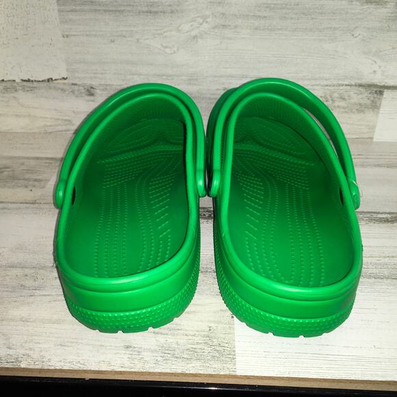 Crocs Classic Clog Shoe Mens 17 Green Classic Comfort Gorpcore Big Feet Tall Boy - Picture 7 of 10